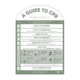 DOUBLE SIDED Bundle | Pool CPR Safety Sign | Arch