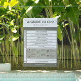 Designer Pool CPR Safety Sign | Green