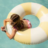 Harper pool swim ring in yellow by Pandanus & Palm