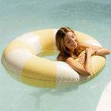 Harper pool swim ring in yellow by Pandanus & Palm