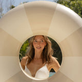 Harper pool swim ring in beige by Pandanus & Palm