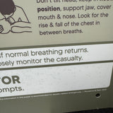 Seconds - Designer Pool CPR Safety Sign | Arch | Green