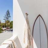 Luxe Finn Stripe Pool Towel | Beige