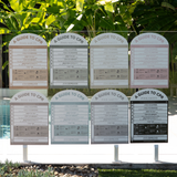 Designer Pool CPR Safety Sign | Arch | Blue
