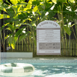Designer Pool CPR Safety Sign | Arch | Fawn