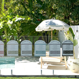 Designer Pool CPR Safety Sign | Arch | Black