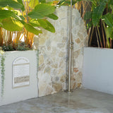 Designer Pool CPR Safety Sign | Arch | Beige
