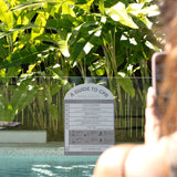 Designer Pool CPR Safety Sign | Arch | Grey