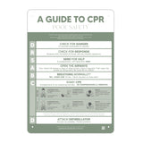 DOUBLE SIDED Bundle | Pool CPR Safety Sign | Rectangle