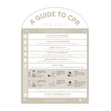 DOUBLE SIDED Bundle | Pool CPR Safety Sign | Arch