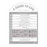 DOUBLE SIDED Bundle | Pool CPR Safety Sign | Arch
