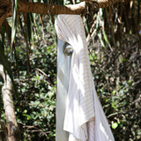 Sand-Free Beach Towel | Beige Stripe