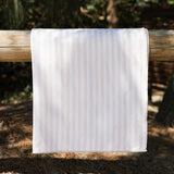 Sand-Free Beach Towel | Beige Stripe