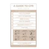 small CPR Sign - SAND - Rectangle