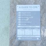 small CPR Sign - SHARK - Rectangle