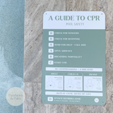 small CPR Sign - SEAWEED - Rectangle
